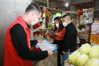 市場監(jiān)管巡查顯成效 香梅市場防疫舉措落實(shí)到位